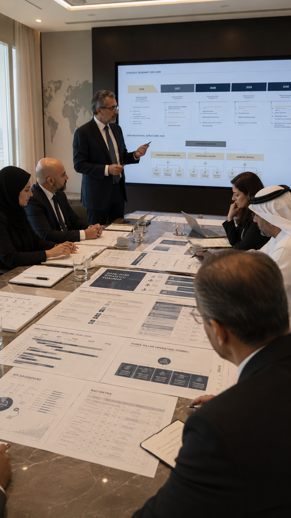 Strategy and operating model work